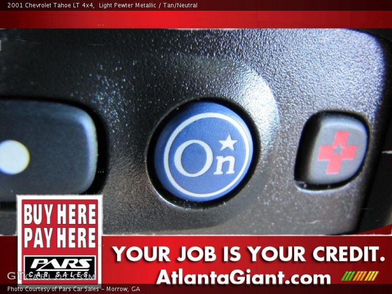Light Pewter Metallic / Tan/Neutral 2001 Chevrolet Tahoe LT 4x4