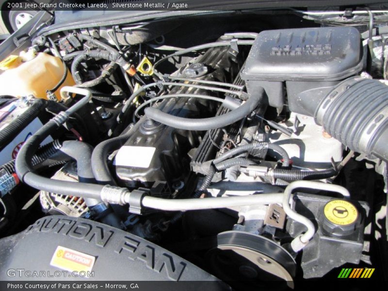 Silverstone Metallic / Agate 2001 Jeep Grand Cherokee Laredo