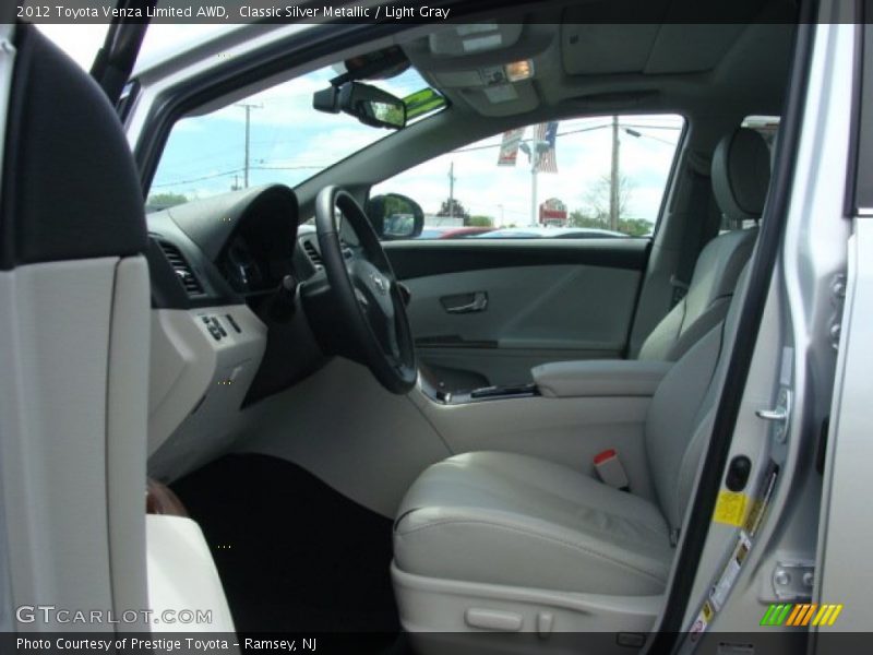 Classic Silver Metallic / Light Gray 2012 Toyota Venza Limited AWD