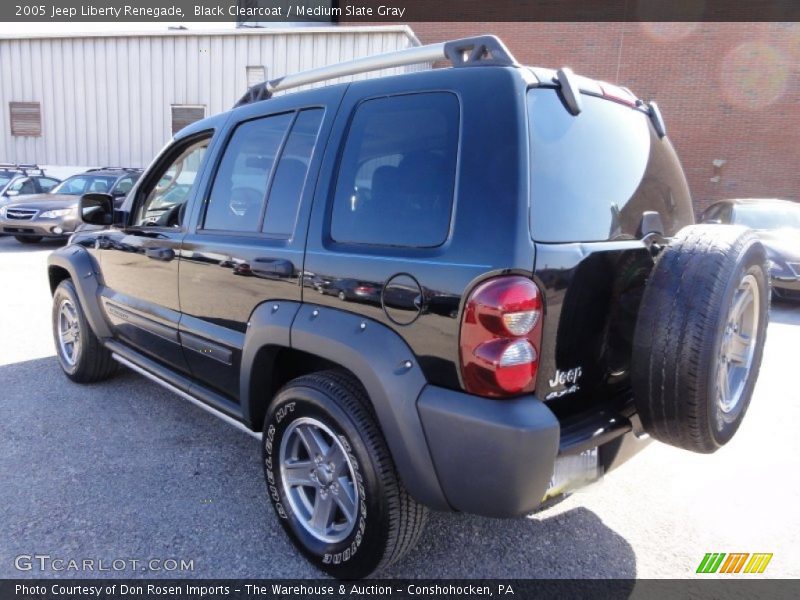 Black Clearcoat / Medium Slate Gray 2005 Jeep Liberty Renegade