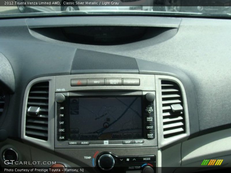 Classic Silver Metallic / Light Gray 2012 Toyota Venza Limited AWD