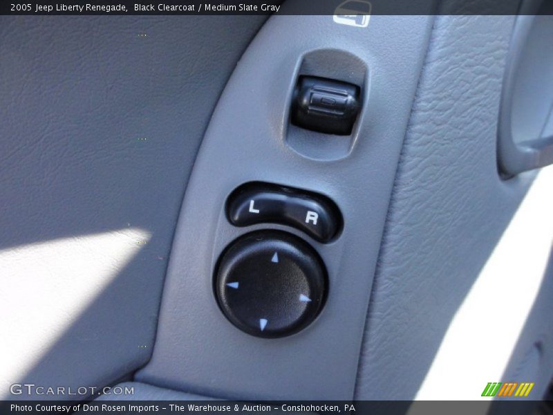 Black Clearcoat / Medium Slate Gray 2005 Jeep Liberty Renegade