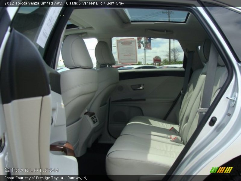 Classic Silver Metallic / Light Gray 2012 Toyota Venza Limited AWD