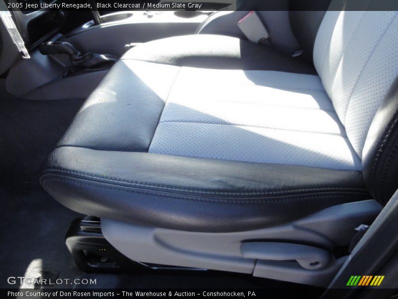 Black Clearcoat / Medium Slate Gray 2005 Jeep Liberty Renegade