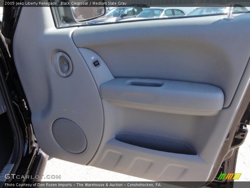 Black Clearcoat / Medium Slate Gray 2005 Jeep Liberty Renegade