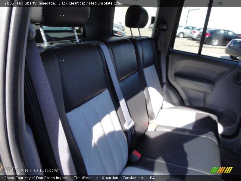 Black Clearcoat / Medium Slate Gray 2005 Jeep Liberty Renegade