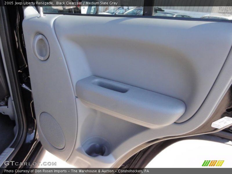 Black Clearcoat / Medium Slate Gray 2005 Jeep Liberty Renegade