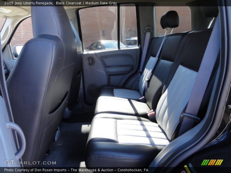 Black Clearcoat / Medium Slate Gray 2005 Jeep Liberty Renegade