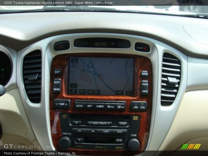 Super White / Ivory Beige 2006 Toyota Highlander Hybrid Limited 4WD