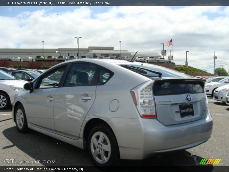 Classic Silver Metallic / Dark Gray 2011 Toyota Prius Hybrid III