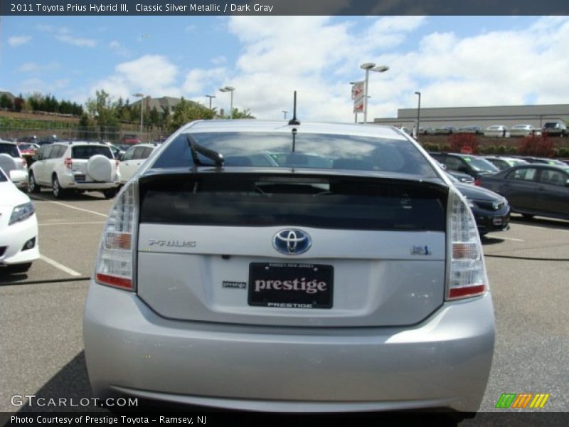 Classic Silver Metallic / Dark Gray 2011 Toyota Prius Hybrid III