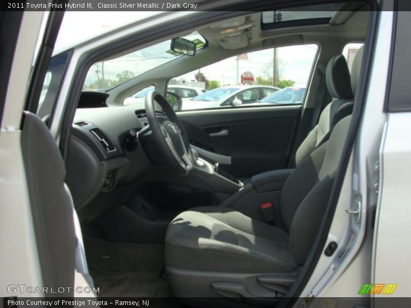 Classic Silver Metallic / Dark Gray 2011 Toyota Prius Hybrid III