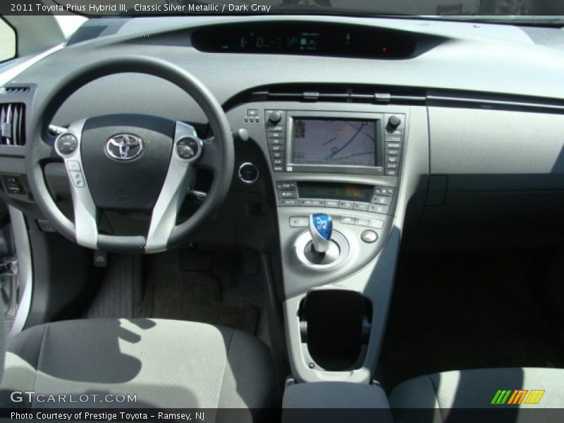 Classic Silver Metallic / Dark Gray 2011 Toyota Prius Hybrid III