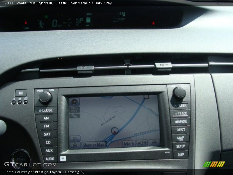 Classic Silver Metallic / Dark Gray 2011 Toyota Prius Hybrid III