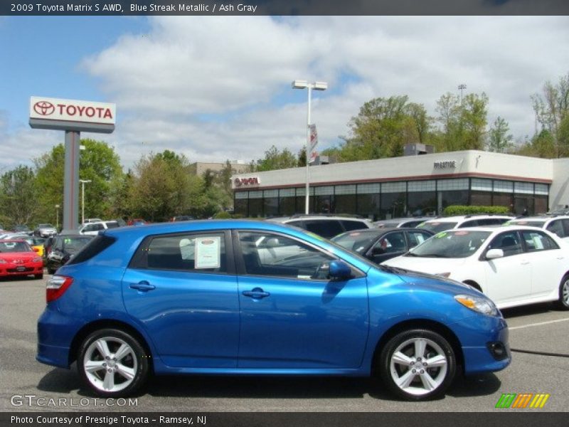 Blue Streak Metallic / Ash Gray 2009 Toyota Matrix S AWD