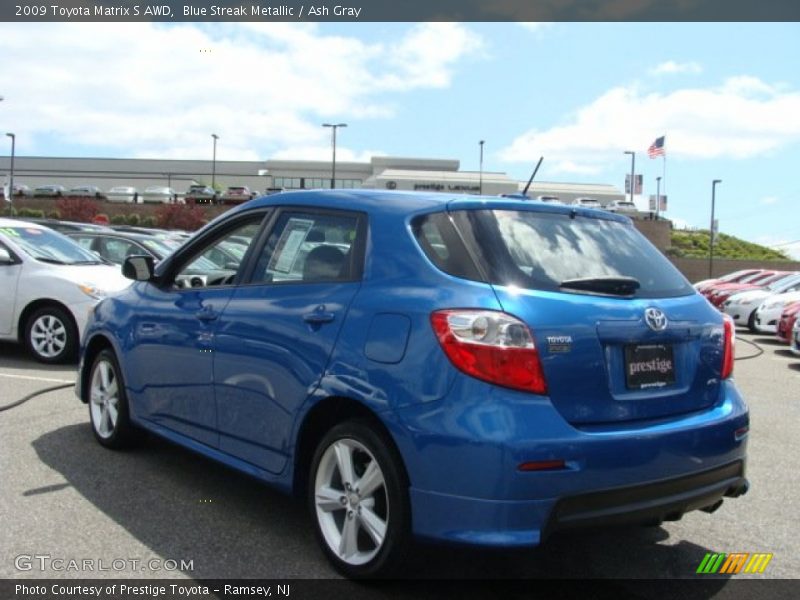 Blue Streak Metallic / Ash Gray 2009 Toyota Matrix S AWD