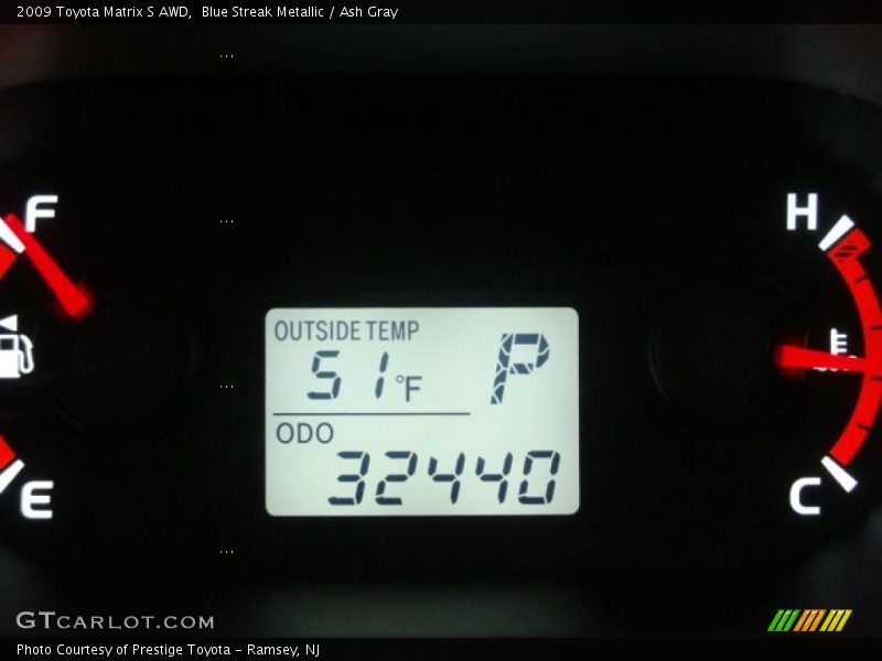 Blue Streak Metallic / Ash Gray 2009 Toyota Matrix S AWD