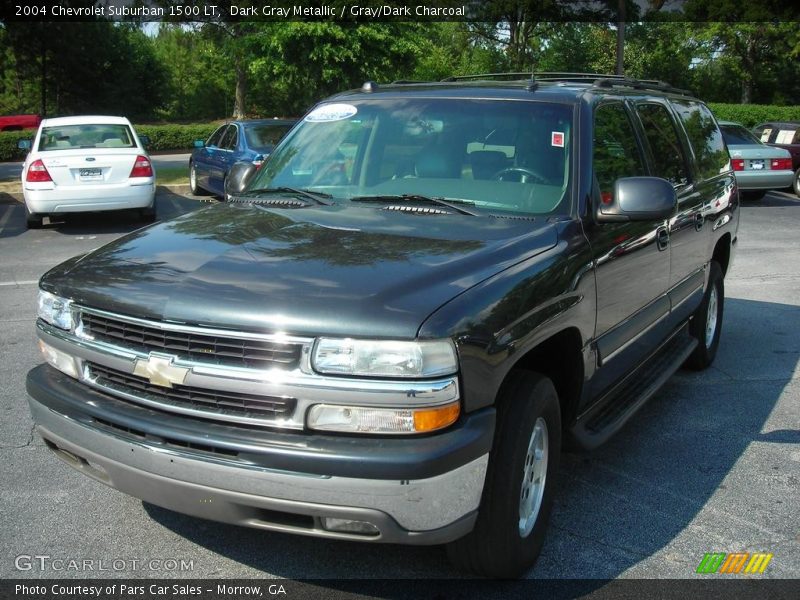 Dark Gray Metallic / Gray/Dark Charcoal 2004 Chevrolet Suburban 1500 LT