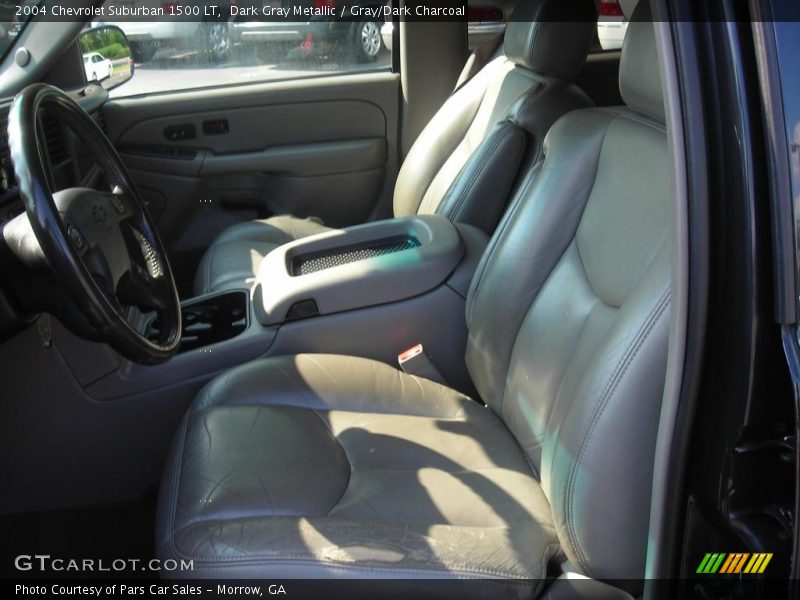 Dark Gray Metallic / Gray/Dark Charcoal 2004 Chevrolet Suburban 1500 LT