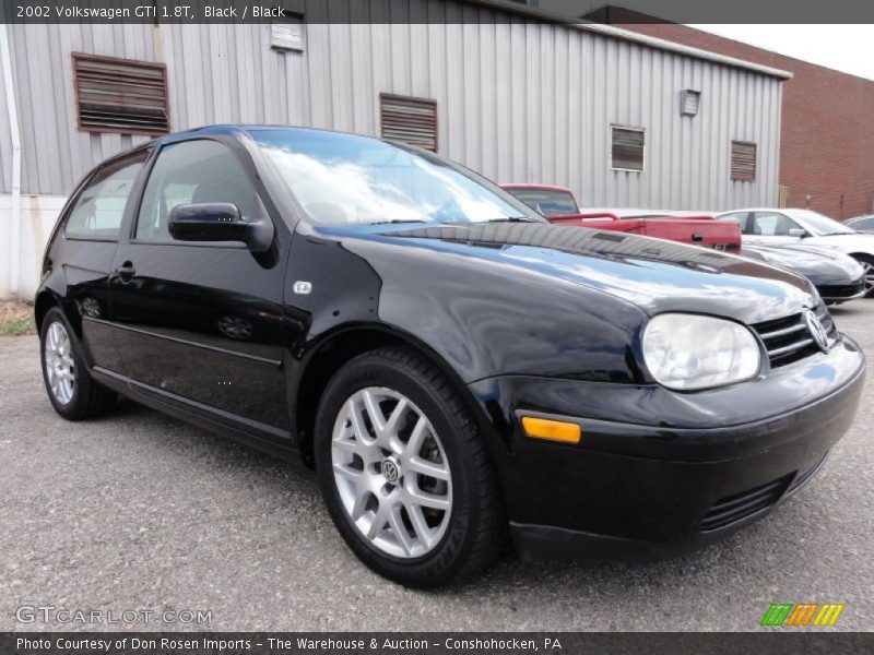 Black / Black 2002 Volkswagen GTI 1.8T