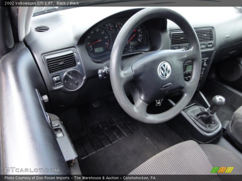 Black / Black 2002 Volkswagen GTI 1.8T