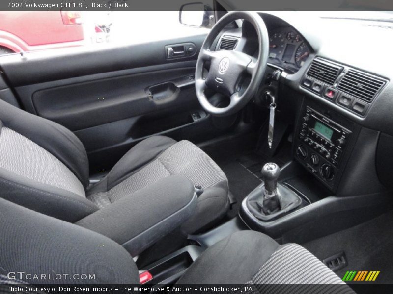 Black / Black 2002 Volkswagen GTI 1.8T