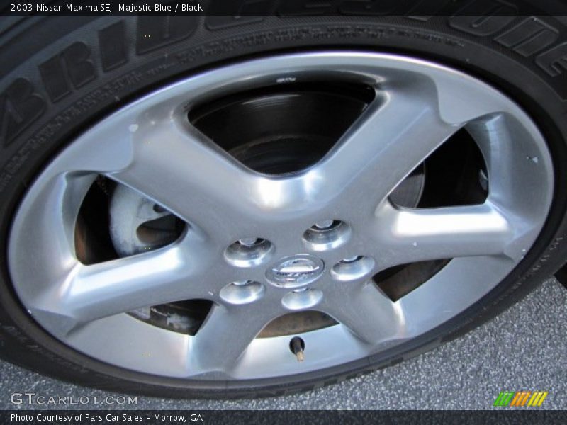 Majestic Blue / Black 2003 Nissan Maxima SE