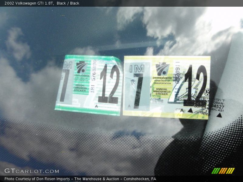 Black / Black 2002 Volkswagen GTI 1.8T