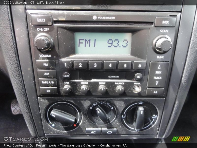 Black / Black 2002 Volkswagen GTI 1.8T