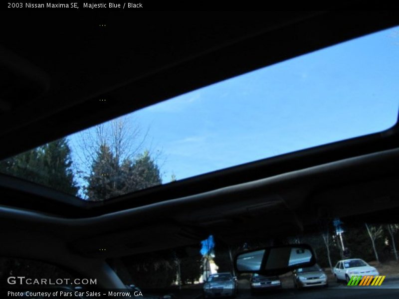Majestic Blue / Black 2003 Nissan Maxima SE