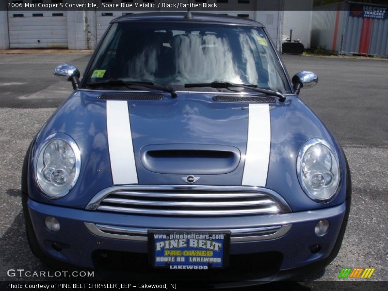 Space Blue Metallic / Black/Panther Black 2006 Mini Cooper S Convertible