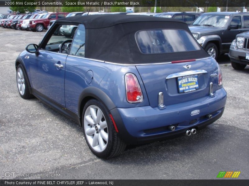 Space Blue Metallic / Black/Panther Black 2006 Mini Cooper S Convertible