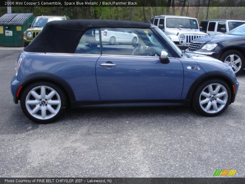 Space Blue Metallic / Black/Panther Black 2006 Mini Cooper S Convertible