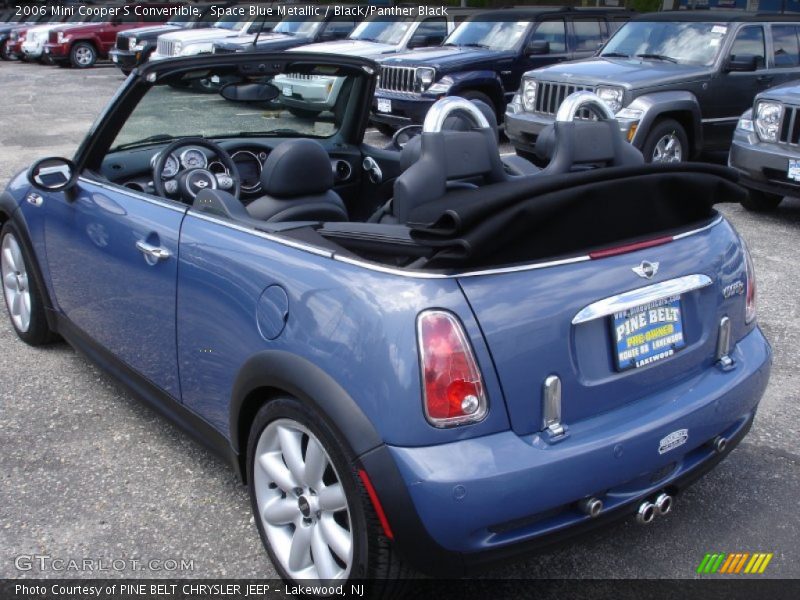 Space Blue Metallic / Black/Panther Black 2006 Mini Cooper S Convertible
