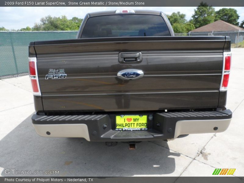 Stone Green Metallic / Stone/Medium Stone 2009 Ford F150 Lariat SuperCrew