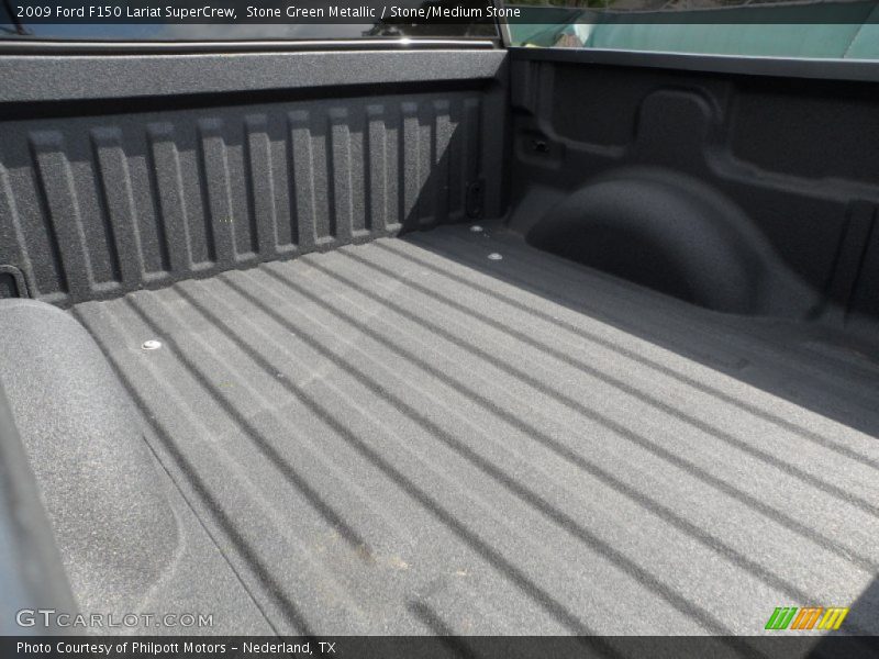 Stone Green Metallic / Stone/Medium Stone 2009 Ford F150 Lariat SuperCrew