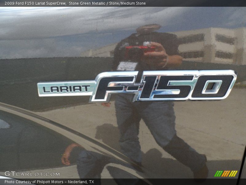 Stone Green Metallic / Stone/Medium Stone 2009 Ford F150 Lariat SuperCrew