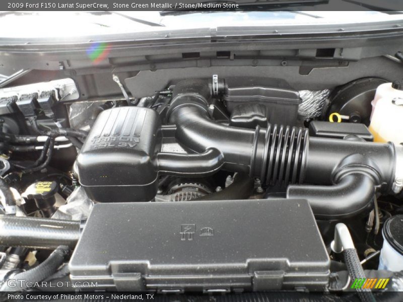 Stone Green Metallic / Stone/Medium Stone 2009 Ford F150 Lariat SuperCrew