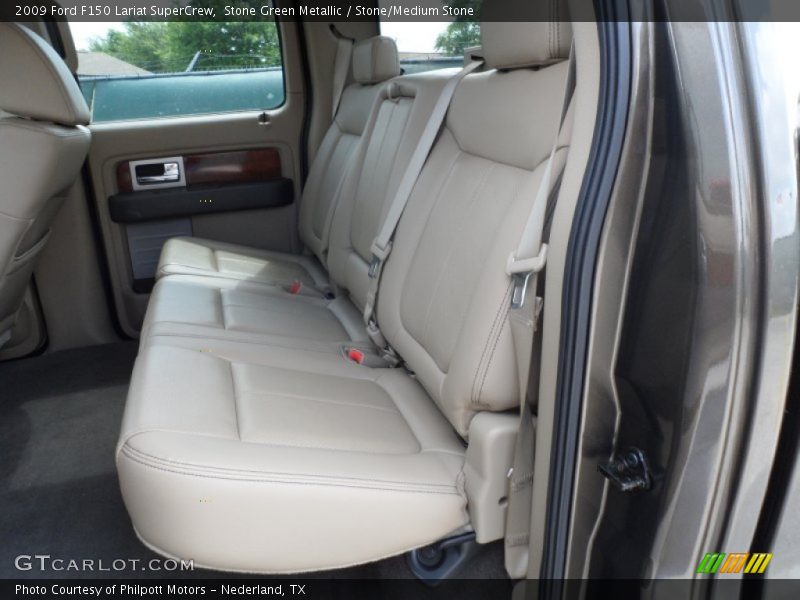 Stone Green Metallic / Stone/Medium Stone 2009 Ford F150 Lariat SuperCrew