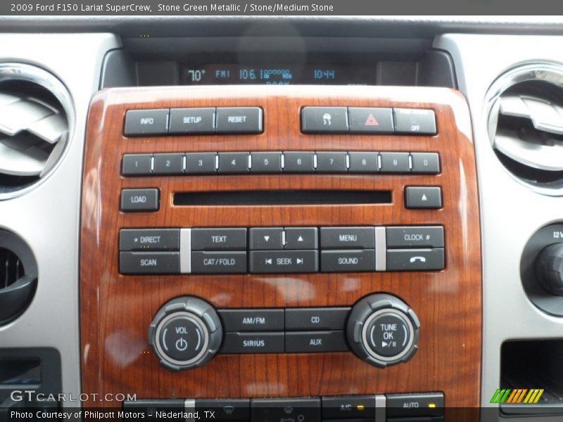 Stone Green Metallic / Stone/Medium Stone 2009 Ford F150 Lariat SuperCrew