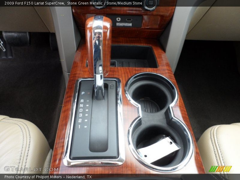 Stone Green Metallic / Stone/Medium Stone 2009 Ford F150 Lariat SuperCrew
