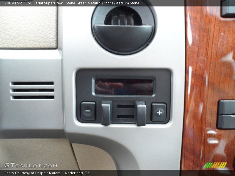 Stone Green Metallic / Stone/Medium Stone 2009 Ford F150 Lariat SuperCrew