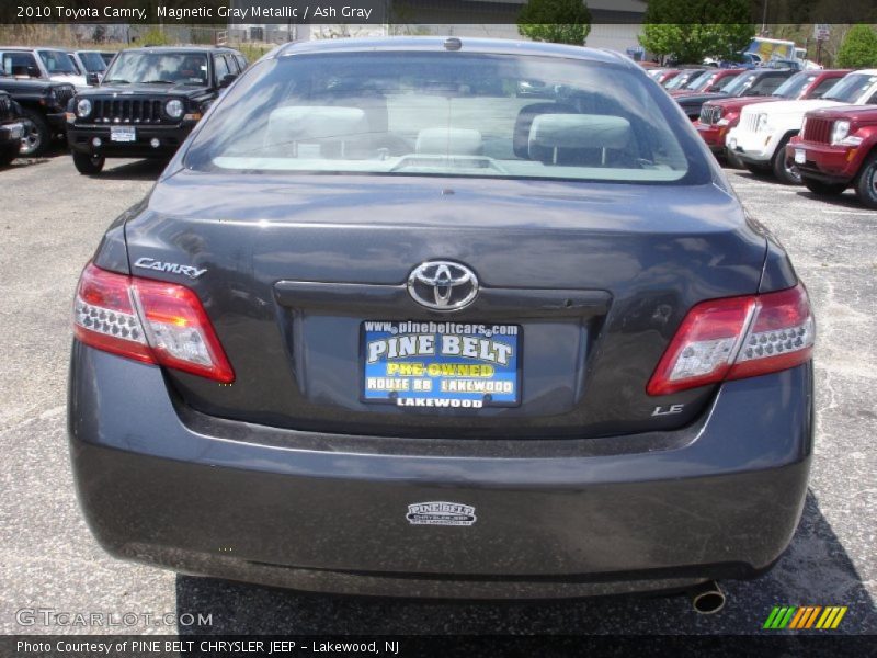 Magnetic Gray Metallic / Ash Gray 2010 Toyota Camry
