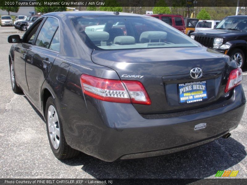 Magnetic Gray Metallic / Ash Gray 2010 Toyota Camry