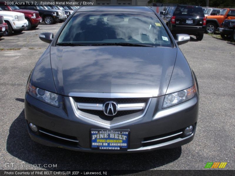 Polished Metal Metallic / Ebony 2008 Acura TL 3.2