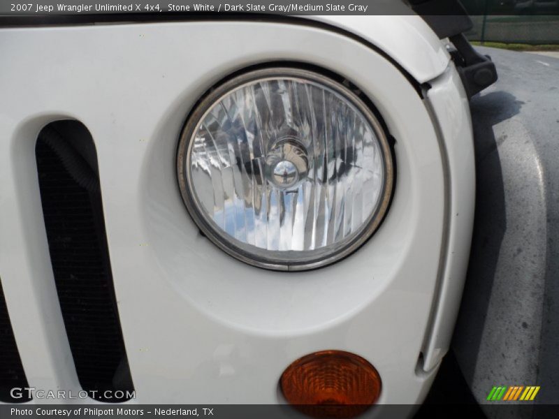 Stone White / Dark Slate Gray/Medium Slate Gray 2007 Jeep Wrangler Unlimited X 4x4