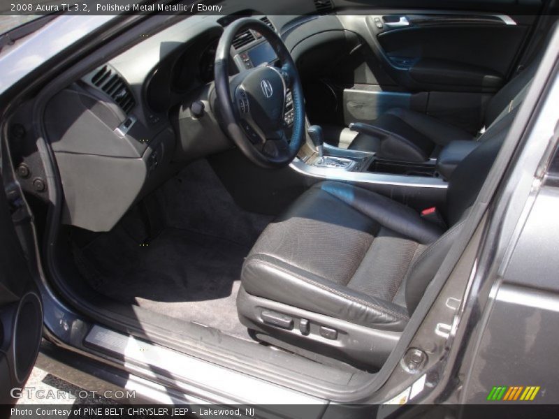 Polished Metal Metallic / Ebony 2008 Acura TL 3.2
