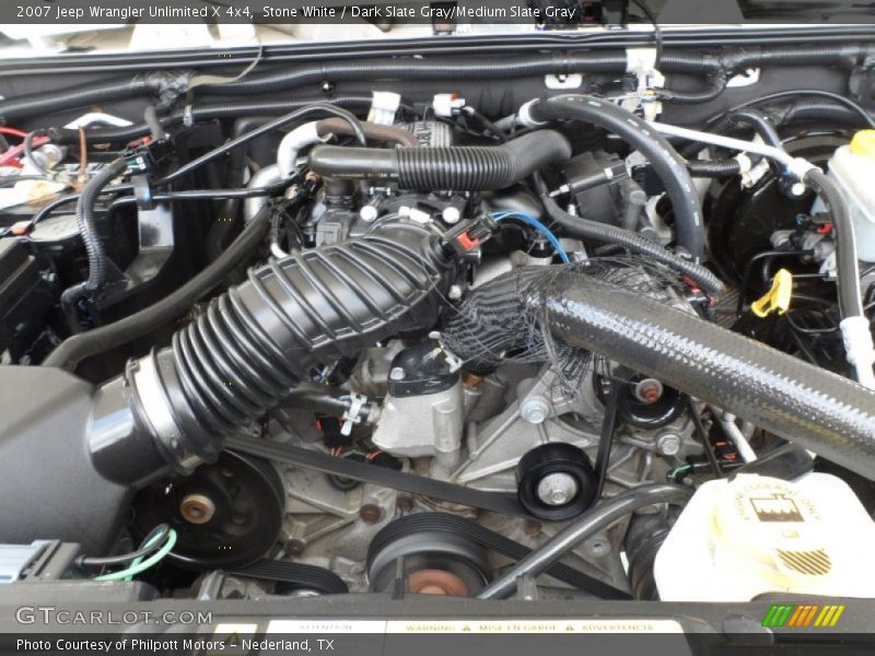Stone White / Dark Slate Gray/Medium Slate Gray 2007 Jeep Wrangler Unlimited X 4x4