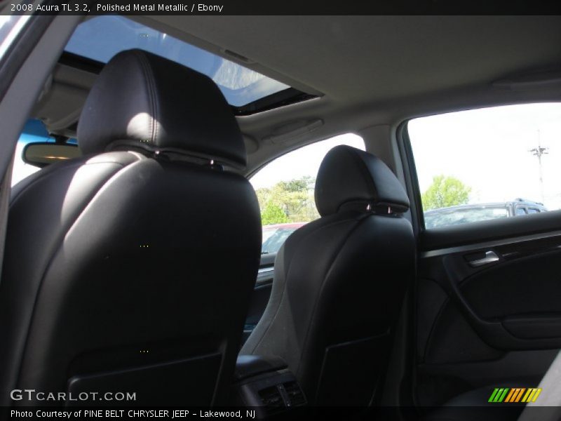 Polished Metal Metallic / Ebony 2008 Acura TL 3.2