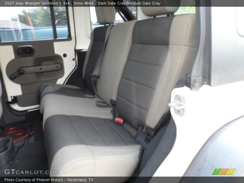 Stone White / Dark Slate Gray/Medium Slate Gray 2007 Jeep Wrangler Unlimited X 4x4